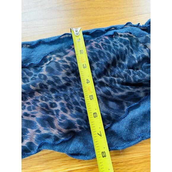 Multicolor Animal Print Infinity Scarf One Size Two Layer - Picture 6 of 6